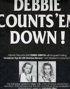 Debbie Gibson guest host ad