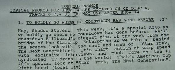 excerpt from tng cue sheets